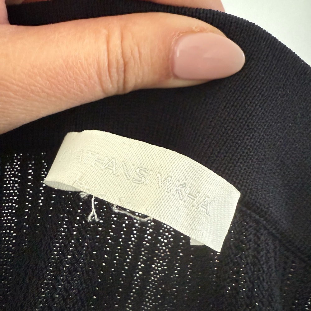 Jonathan Simkhai Knit Ribbed Ruffle Skirt - Picture 4 of 5